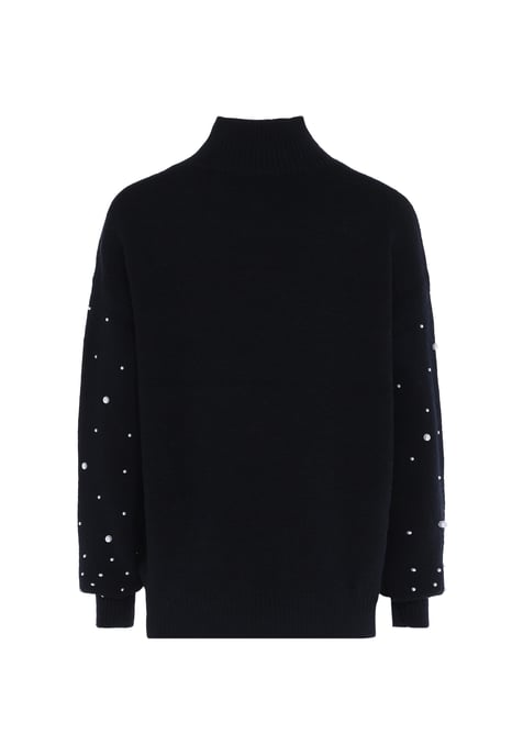 Faina Pullover mit Perlen Damen schwarz - Image 2