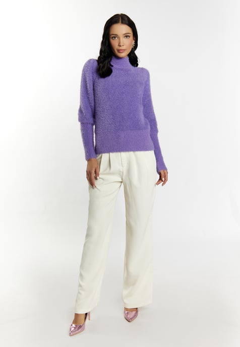 Faina Strickpullover Damen lila - Image 2