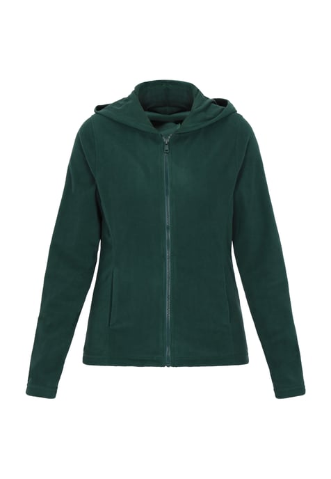 Faina Fleecejacke Damen dunkelgrün - Image 1