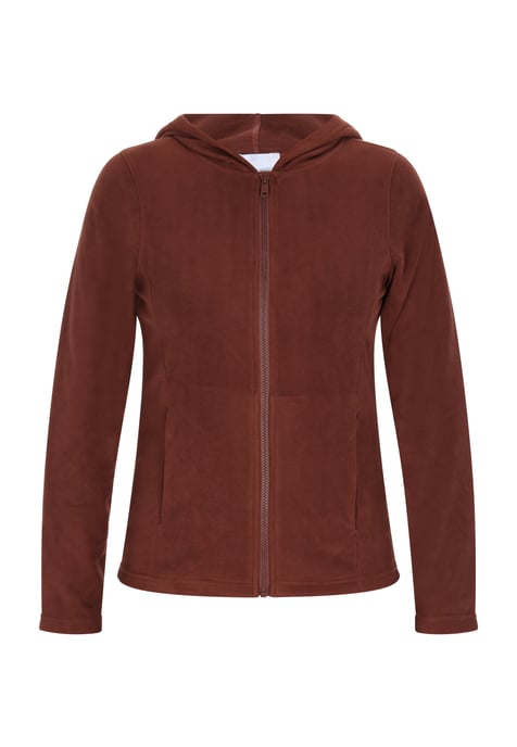 Faina Fleecejacke Damen braun - Image 1