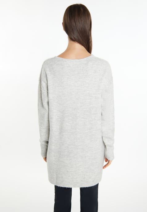 usha Strickpullover Damen grau melange - Image 4
