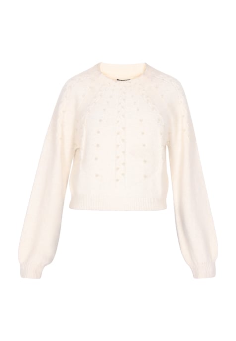 Faina Pullover für Damen - Wollweiß - Image 1