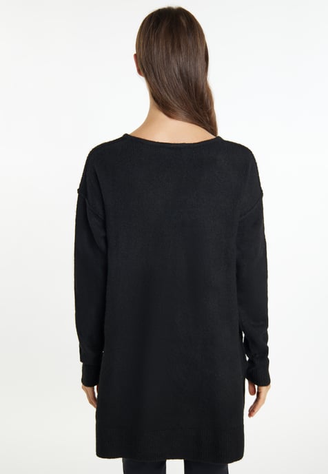usha Strickpullover Damen schwarz - Image 4