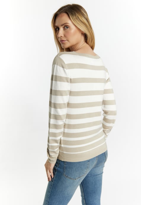 usha Strickpullover Damen Stein Wollweiss - Image 4