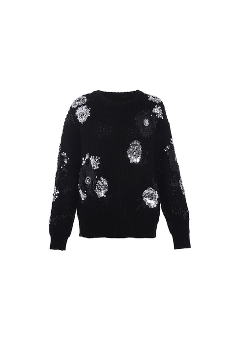 Faina Pullover Damen schwarz - Image 1