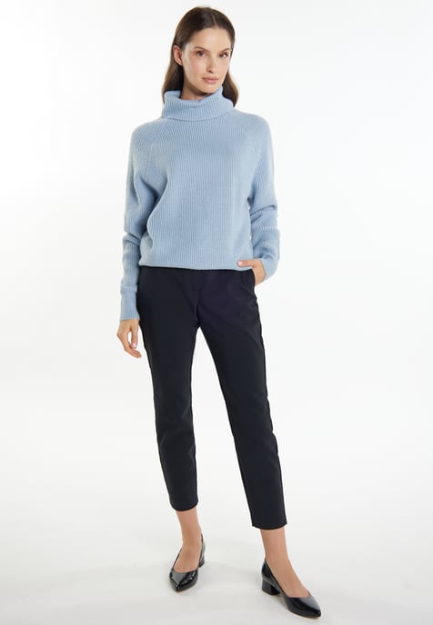 usha Strickpullover Damen blaugrau - Image 2