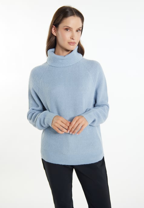 usha Strickpullover Damen blaugrau - Image 3