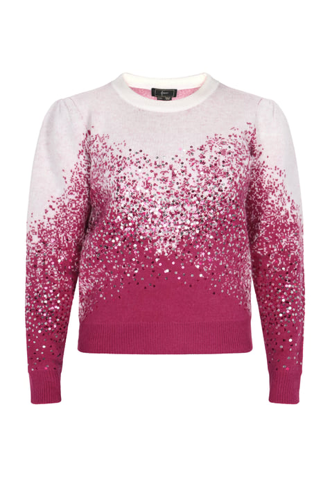 Faina Zur Seite fahren Damen WOLLWEISS FUCHSIA - Image 1