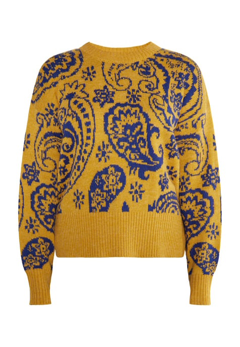 usha Strickpullover Damen Curry - Image 1