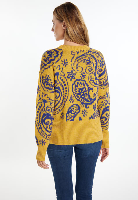 usha Strickpullover Damen Curry - Image 4
