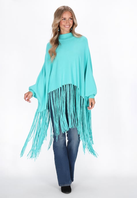 IZIA Pullover Frauen Türkis - Image 3