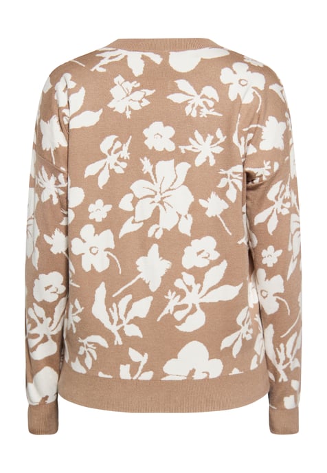 usha Zur Seite fahren Damen taupe/wollweiß - Image 4