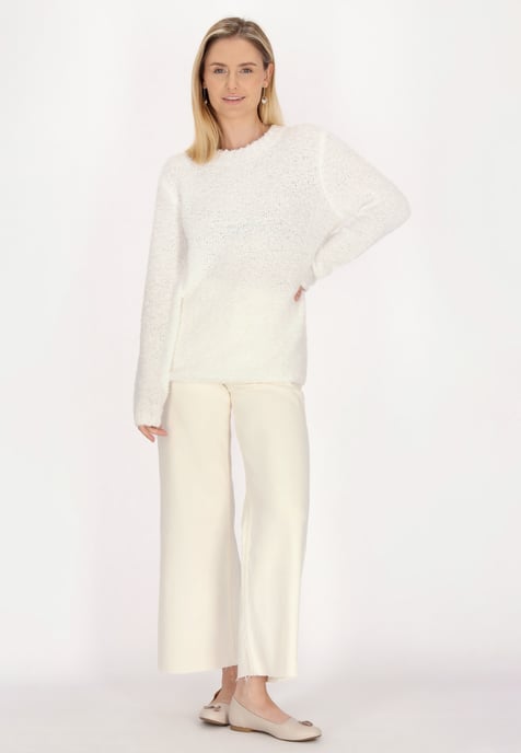 usha Pullover Damen weiss - Image 2