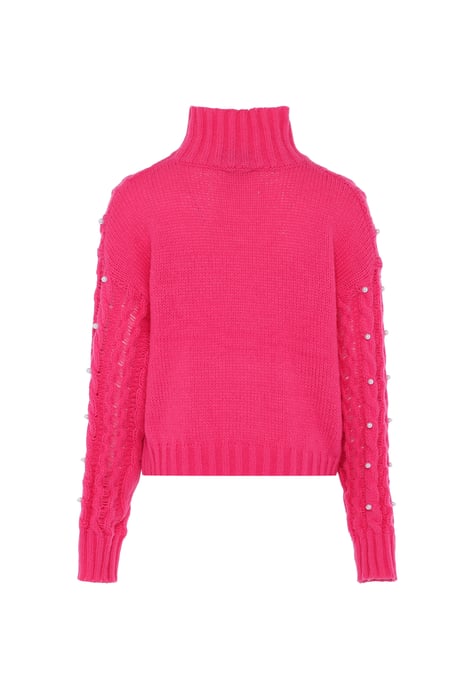 Faina Pullover mit Perlen Damen Rosa - Image 2