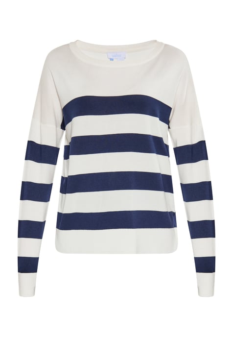usha Zur Seite fahren Damen weiss + marine - Image 1