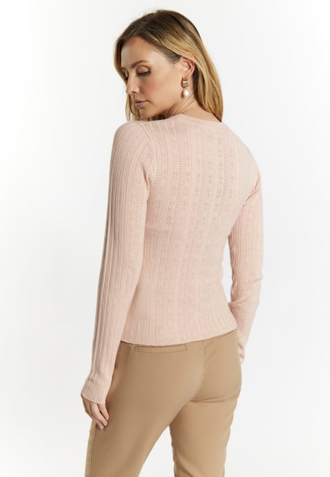 usha Strickpullover Damen rosa - Image 4