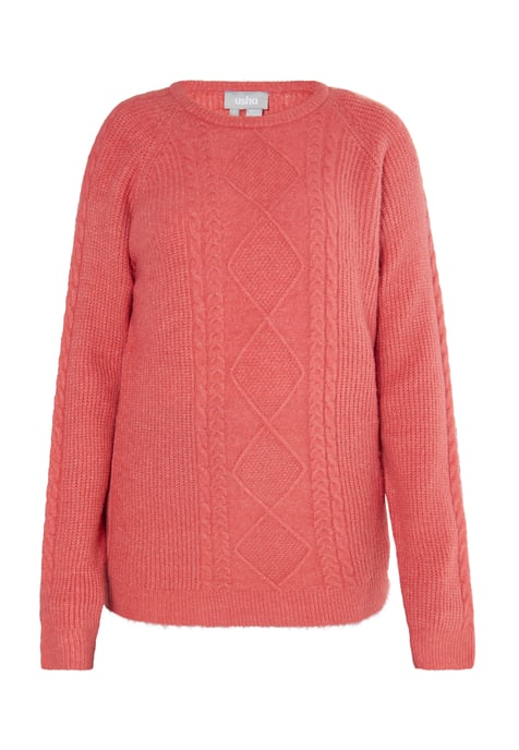 usha Strickpullover Damen Vintage Rot - Image 1