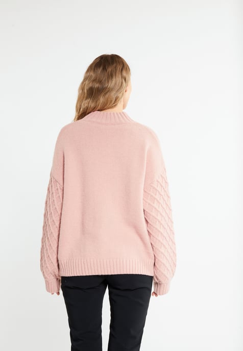 RISA Strickpullover Damen alt rosa - Image 4