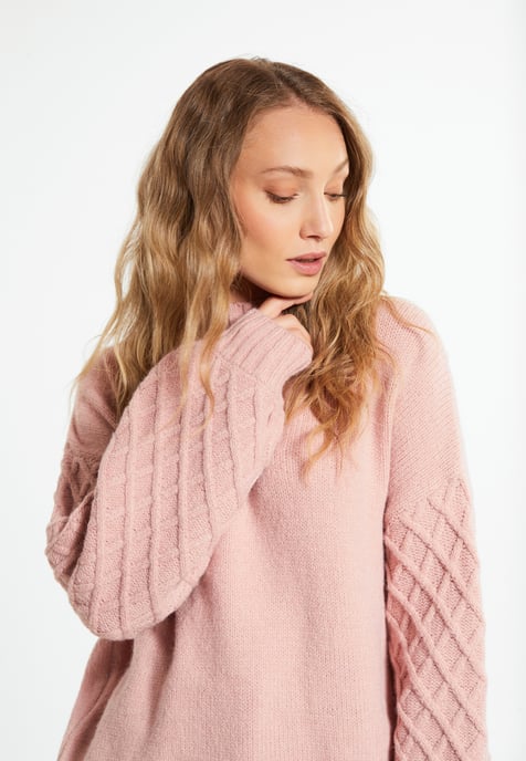 RISA Strickpullover Damen alt rosa - Image 5