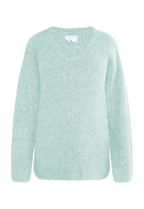 usha Strickpullover Damen Eismint Melange - Image 1