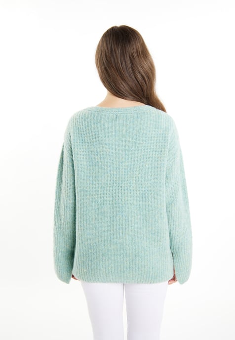 usha Strickpullover Damen Eismint Melange - Image 4
