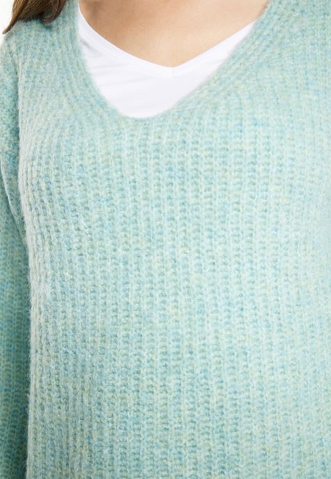 usha Strickpullover Damen Eismint Melange - Image 5