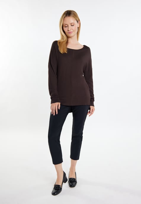 usha Strickpullover Damen dunkelbraun - Image 2