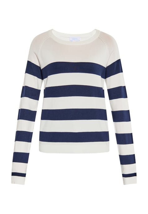 usha Zur Seite fahren Damen weiss + marine - Image 1