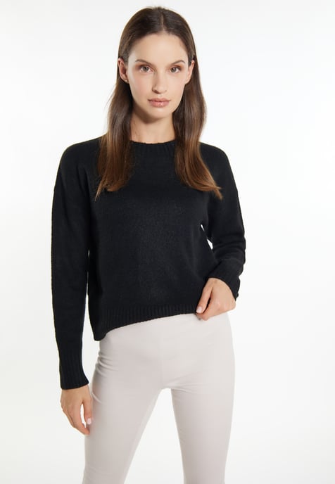 usha Strickpullover Damen schwarz - Image 3