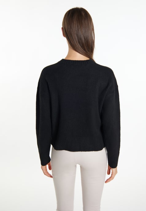 usha Strickpullover Damen schwarz - Image 4
