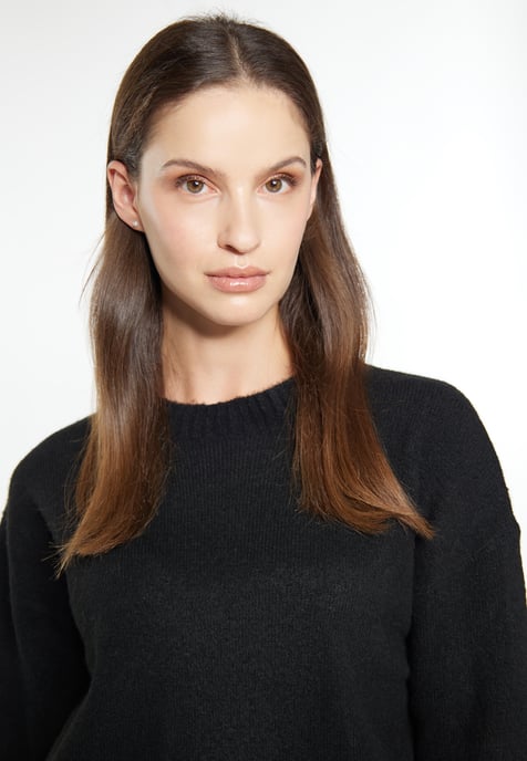usha Strickpullover Damen schwarz - Image 5