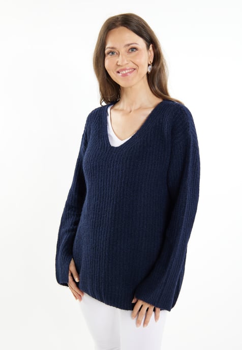 usha Strickpullover Damen Marine - Image 3