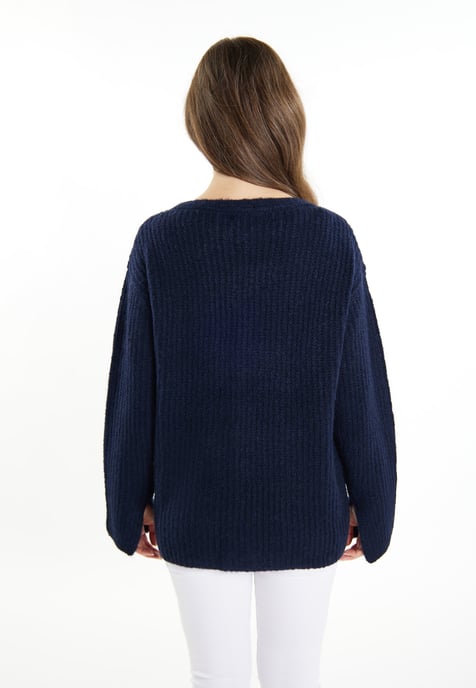 usha Strickpullover Damen Marine - Image 4