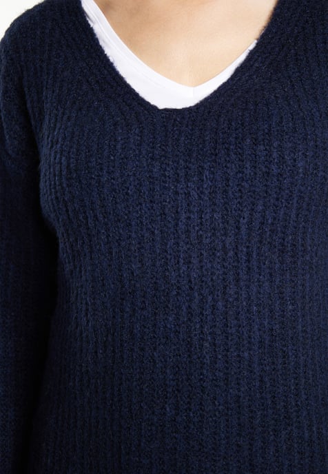 usha Strickpullover Damen Marine - Image 5