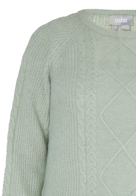 usha Strickpullover Damen Mintgrün - Image 3