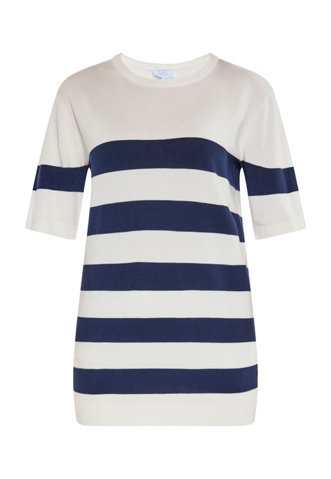 usha Zur Seite fahren Damen weiss + marine - Image 1