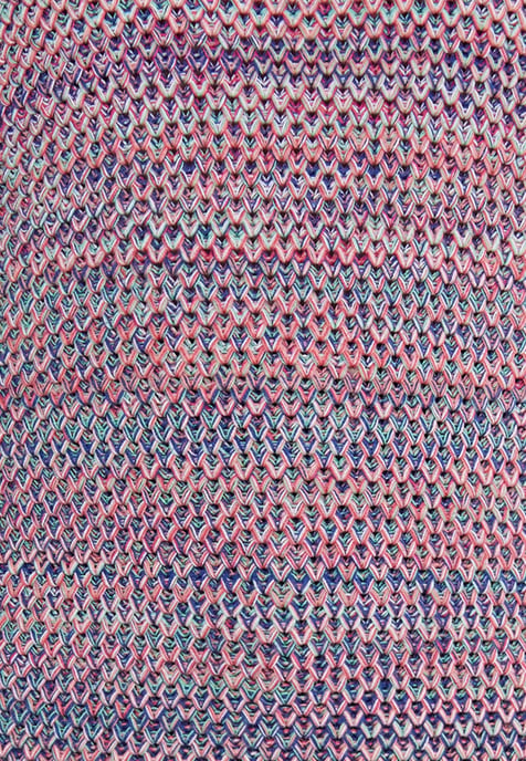 IZIA Strickpullover Damen Rosa Mehrfarbig - Image 3