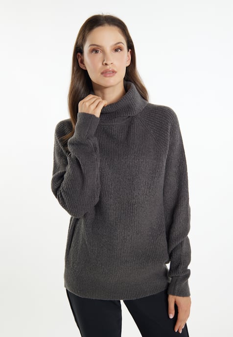 usha Strickpullover Damen Anthrazit - Image 3