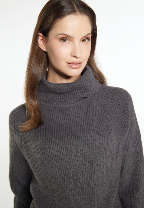 usha Strickpullover Damen Anthrazit - Image 5