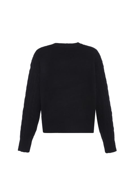 Faina Pullover Damen schwarz - Image 2