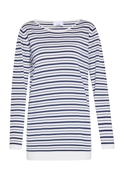 usha Zur Seite fahren Damen weiss + marine - Image 1