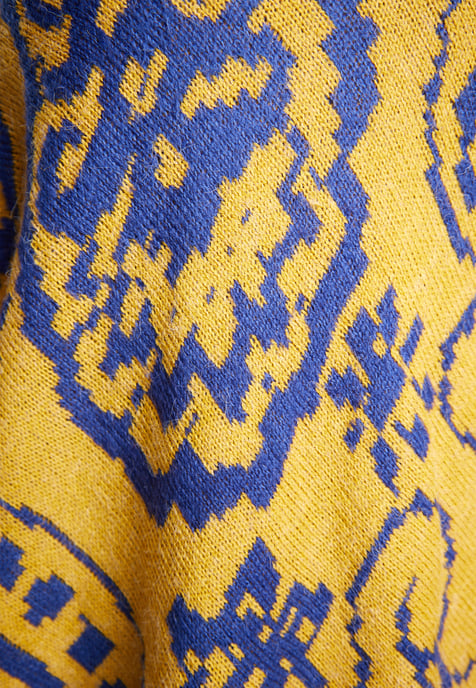 usha Poncho-Pullover Damen Curry - Image 5
