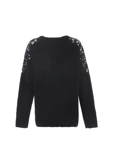 Faina Pullover Damen schwarz - Image 2
