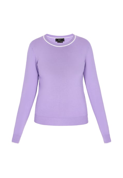 Faina Pullover Frauen Lavendel - Image 1