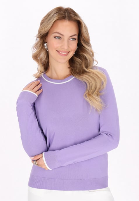 Faina Pullover Frauen Lavendel - Image 3