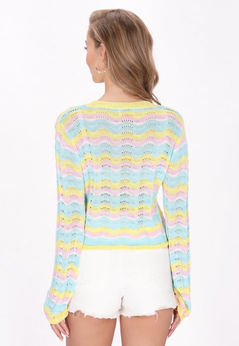 IZIA Pullover Frauen gelb mehrfarbig - Image 4