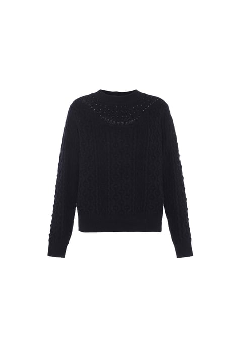 Faina Pullover Damen schwarz - Image 1