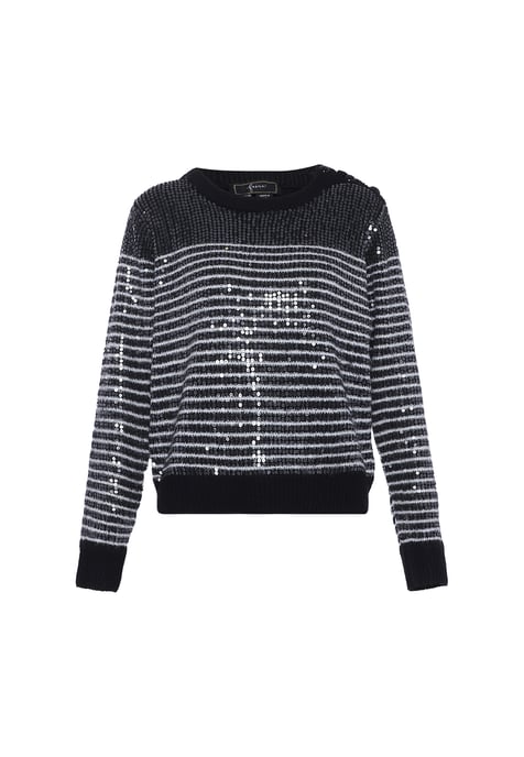 Faina Pullover Damen schwarz - Image 1