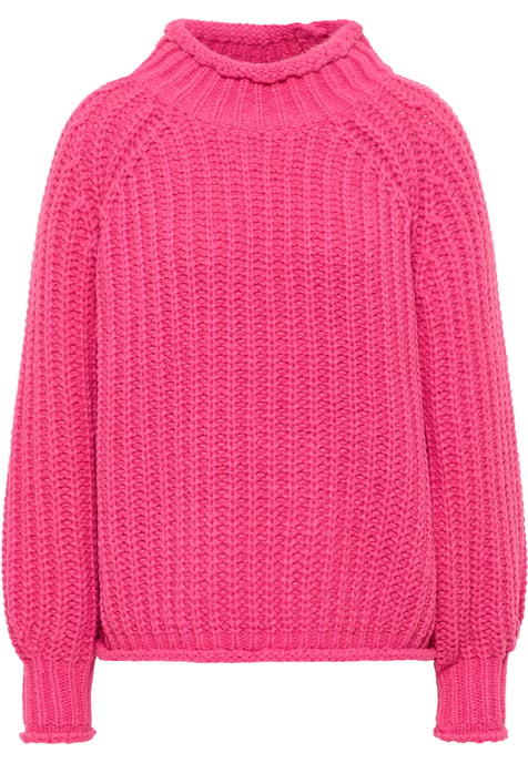 IZIA Strickpullover Damen Rosa - Image 1
