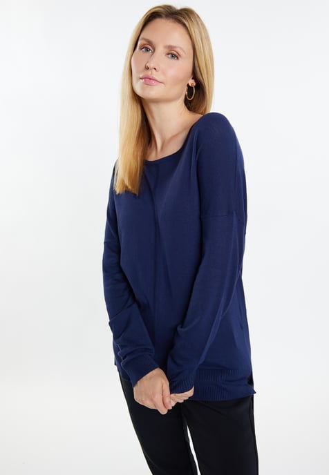 usha Strickpullover Damen Marine - Image 3